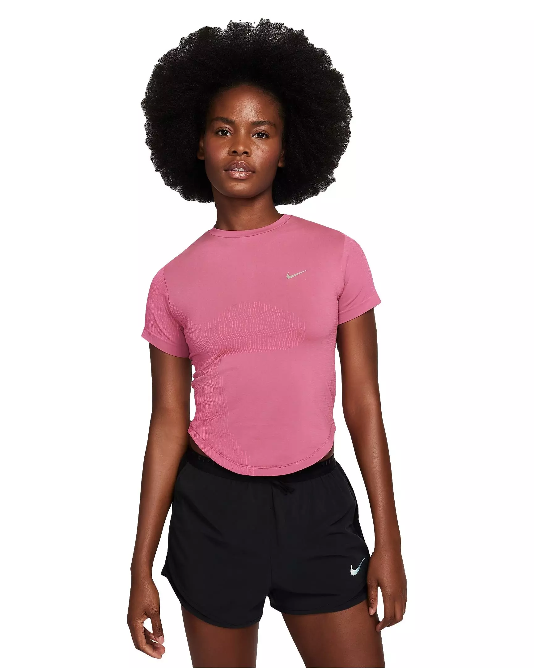 Nike running shirt womens best sale